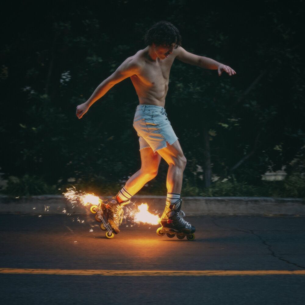 FIREWORKS & ROLLERBLADES by BENSON BOONE