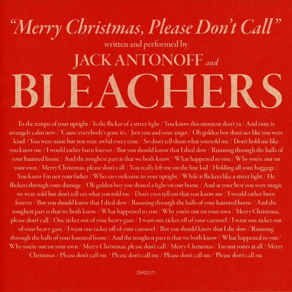 MERRY CHRISTMAS PLEASE DON'T CALL by BLEACHERS