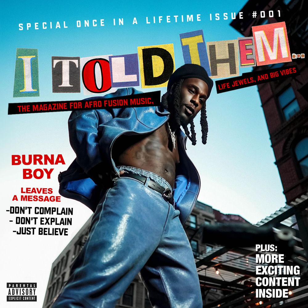 CHEAT ON ME by BURNA BOY FT DAVE
