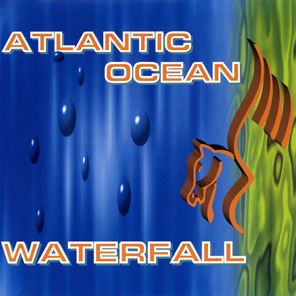 Waterfall by Atlantic Ocean