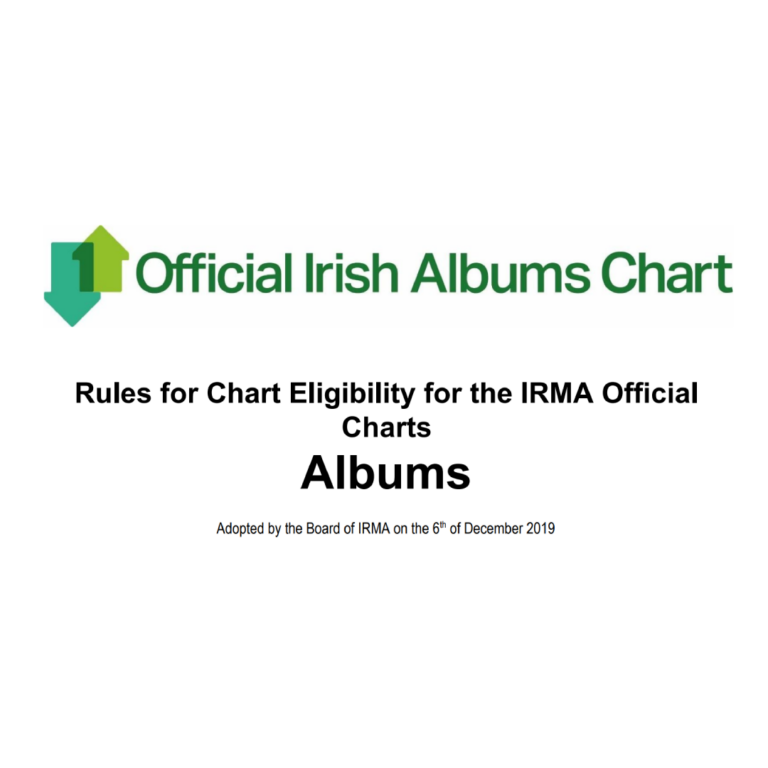Irish Album Chart Rules cover page