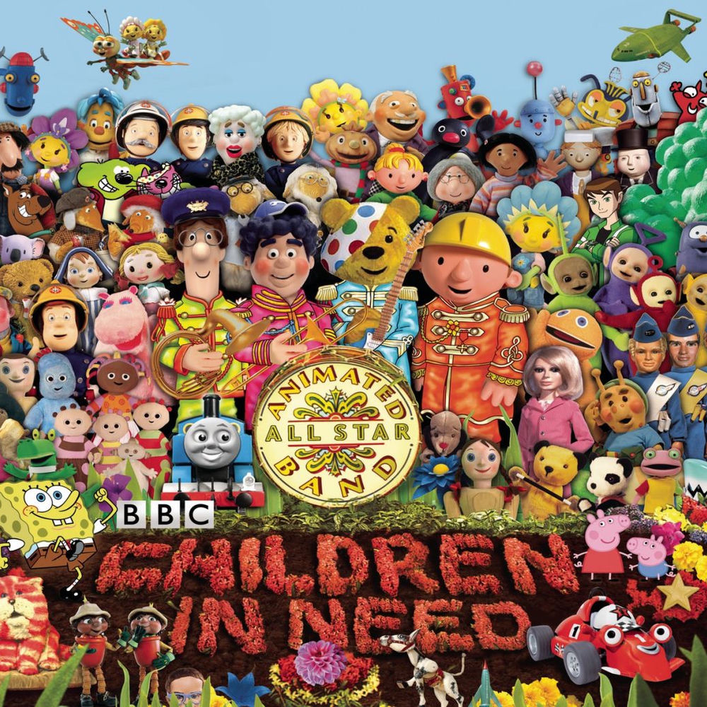 BBC CHILDREN IN NEED MEDLEY by Peter Kay's Animated All Star Band