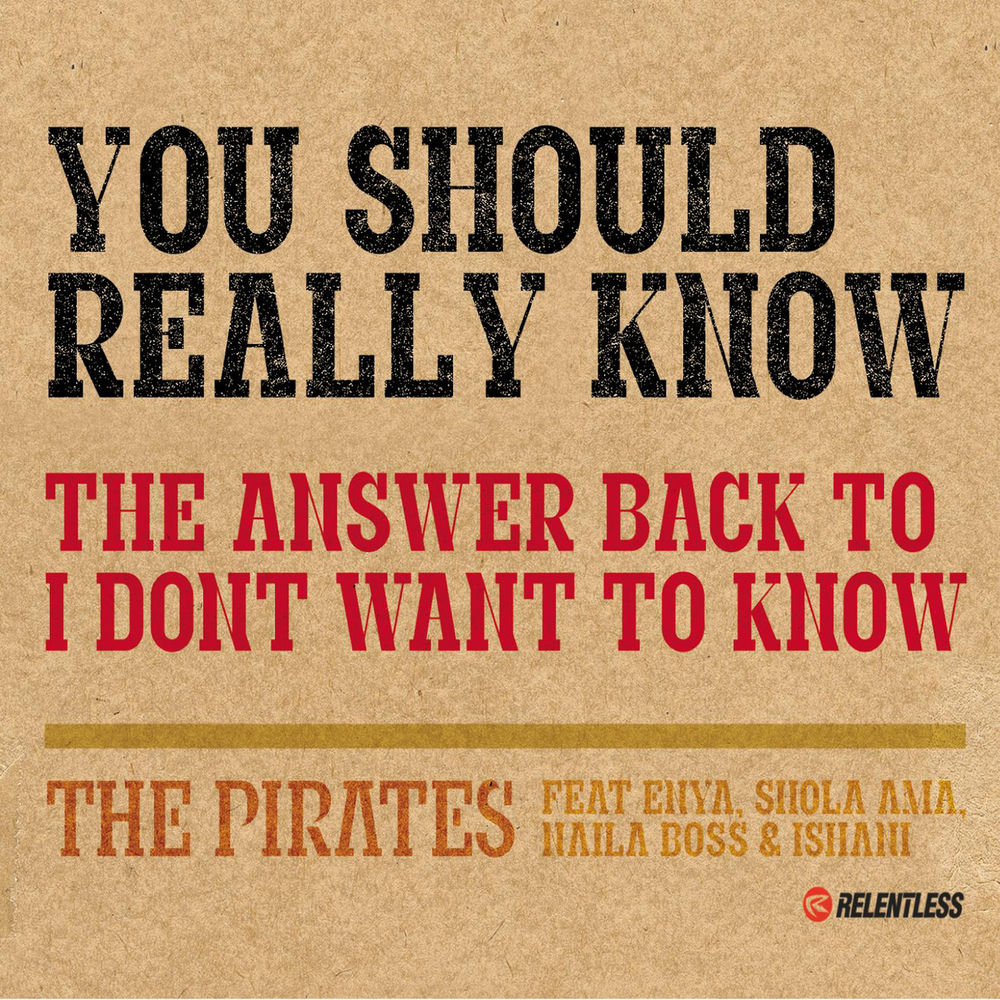 You Should Really Know by Pirates Featuring Enya, Shola Ama, Naila Boss & Ishani